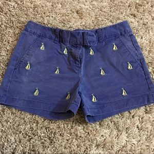 Women’s Blue sailboat shorts size 4